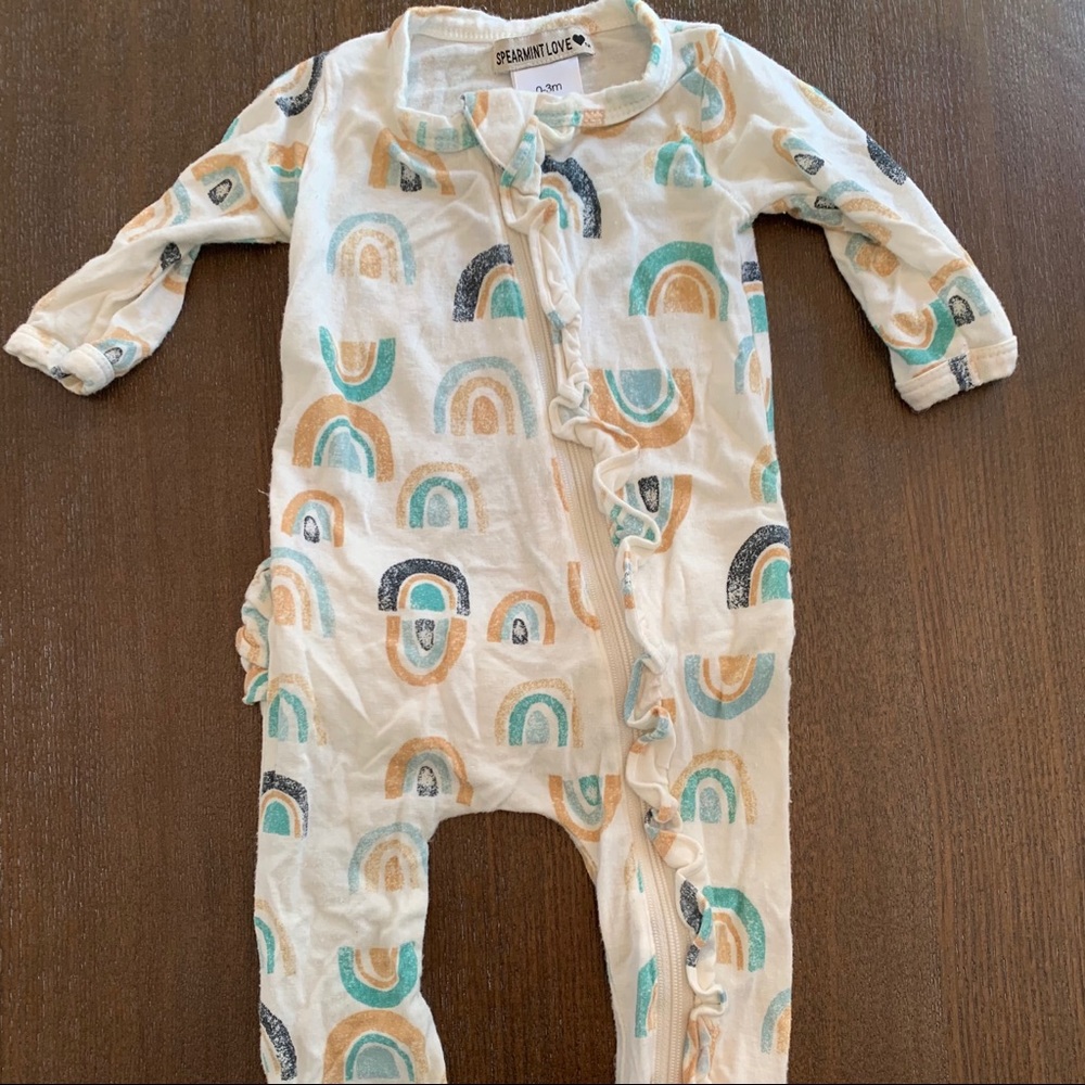 Rainbow Spearmint Love Romper